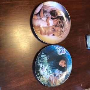 2 Princess Diana porcelain plates